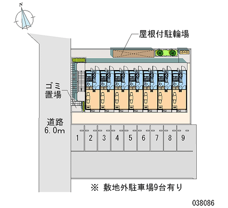 レオパレスヴィスラ 月極駐車場