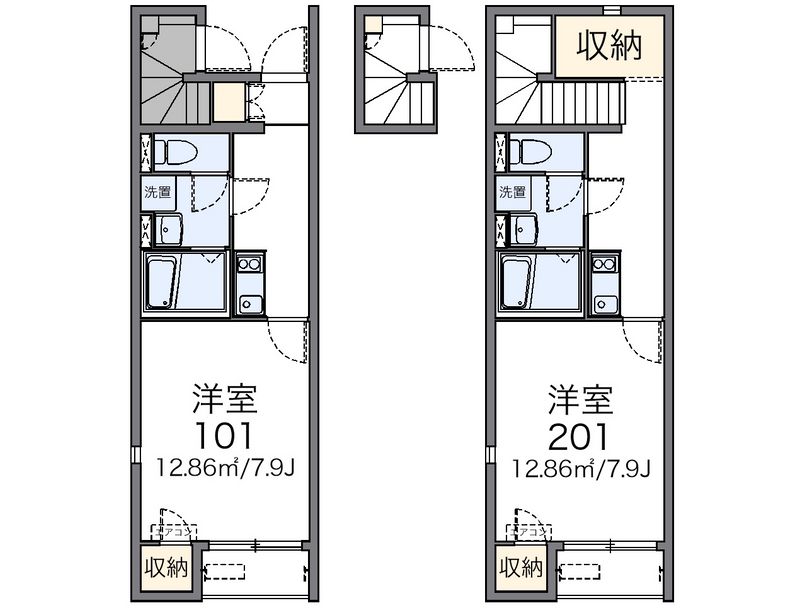 レオネクスト中原 間取図