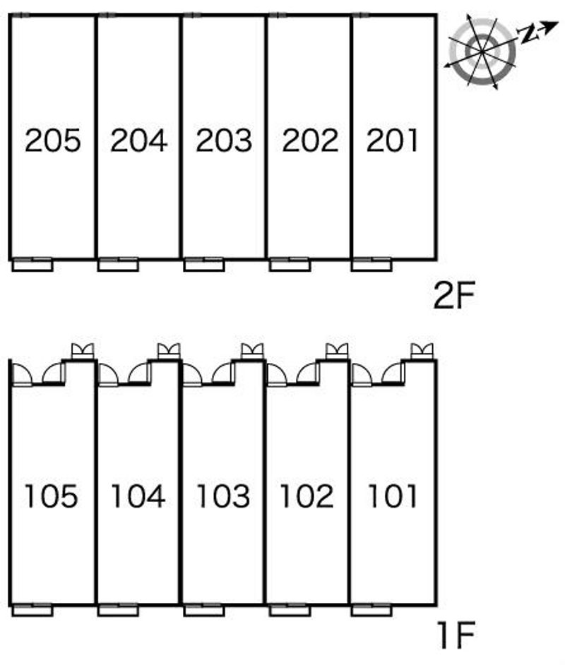 レオパレスＪｕｒａ 間取り配置図