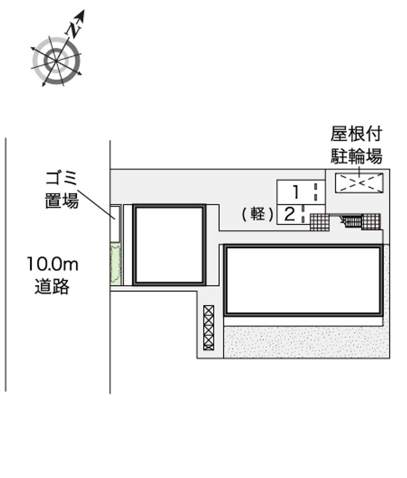 レオパレス西千石町 配置図