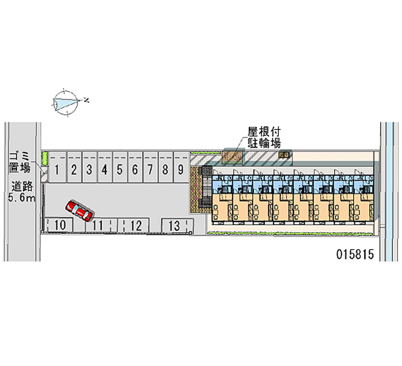 15815 Monthly parking lot