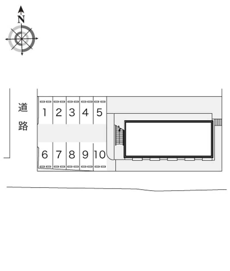 レオパレス花屋敷 配置図