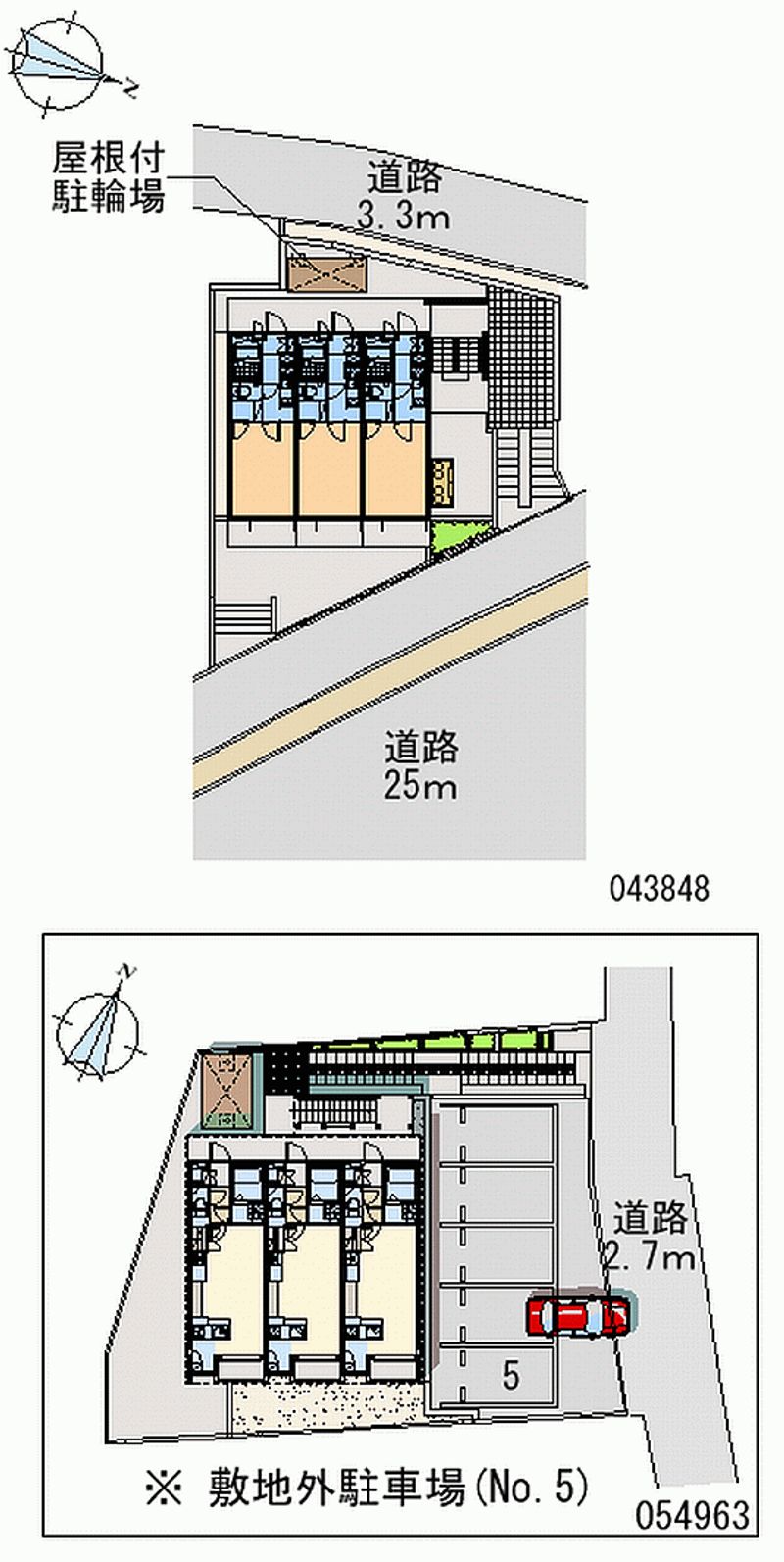 43848 월정액 주차장