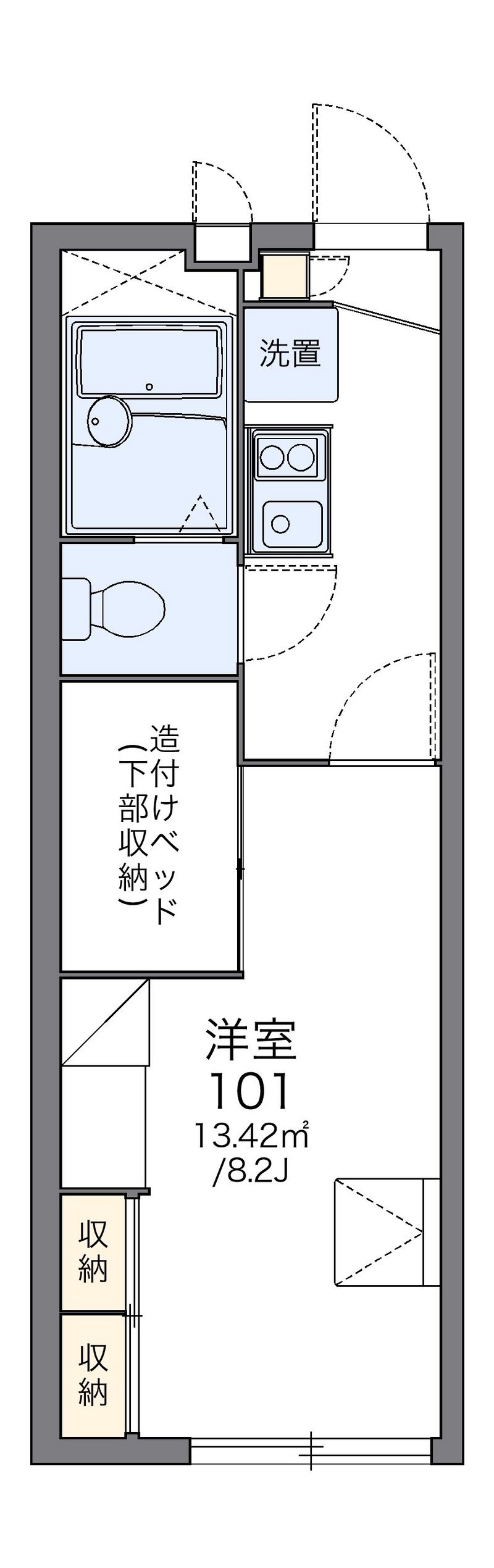 レオパレス淵ノ上公園 間取図
