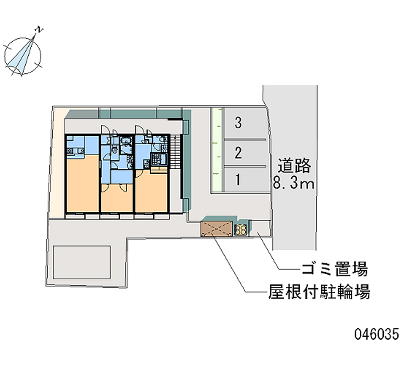 レオパレス孫平治 月極駐車場