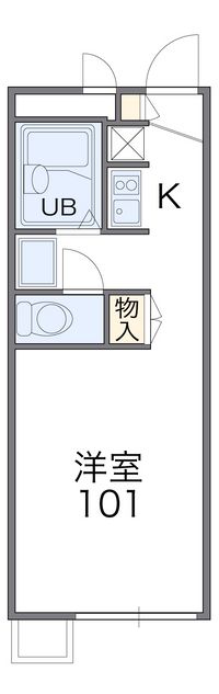 レオパレスブリリアントエトワール 間取り図