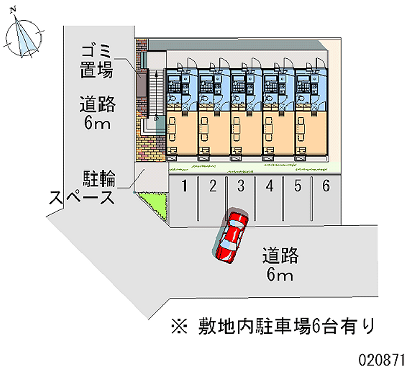 レオパレスＫＯＹＡＭＡ 月極駐車場