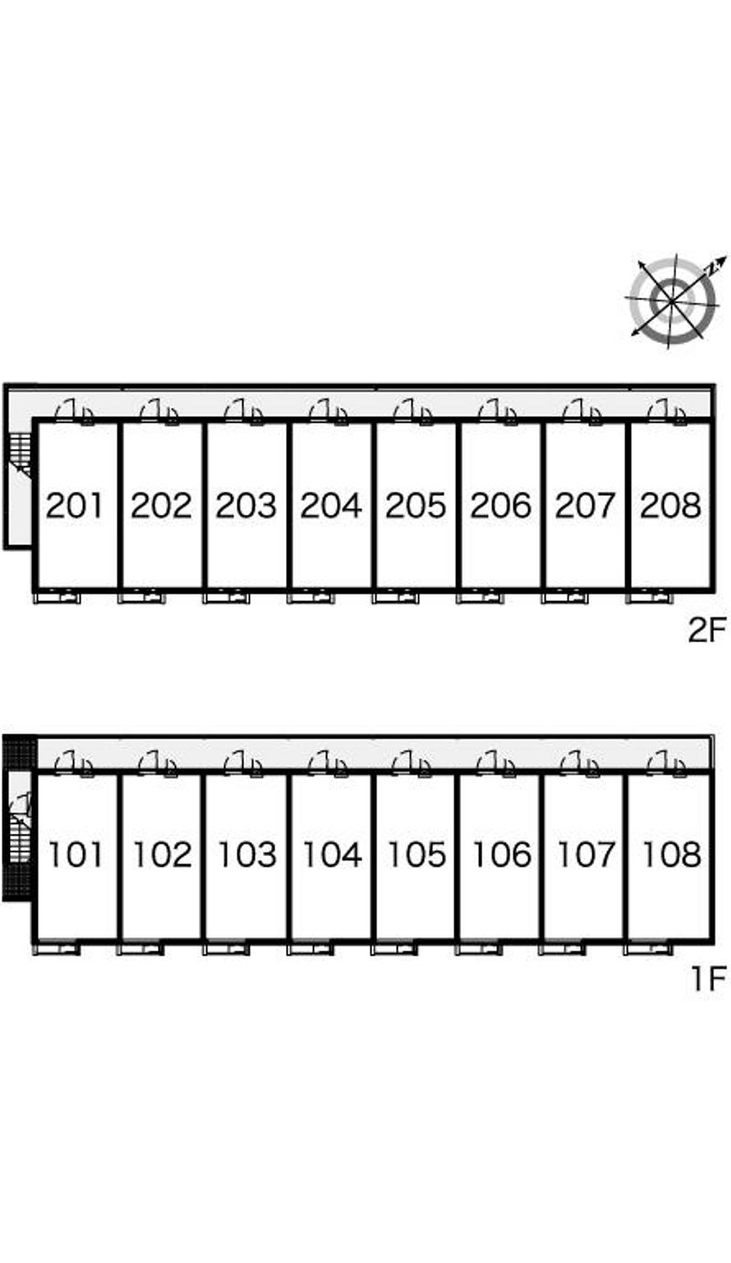 レオネクストＨＥＩＳＡＫＡ 間取配置図