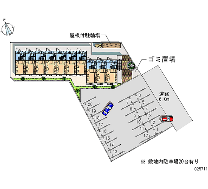 25711月租停车场