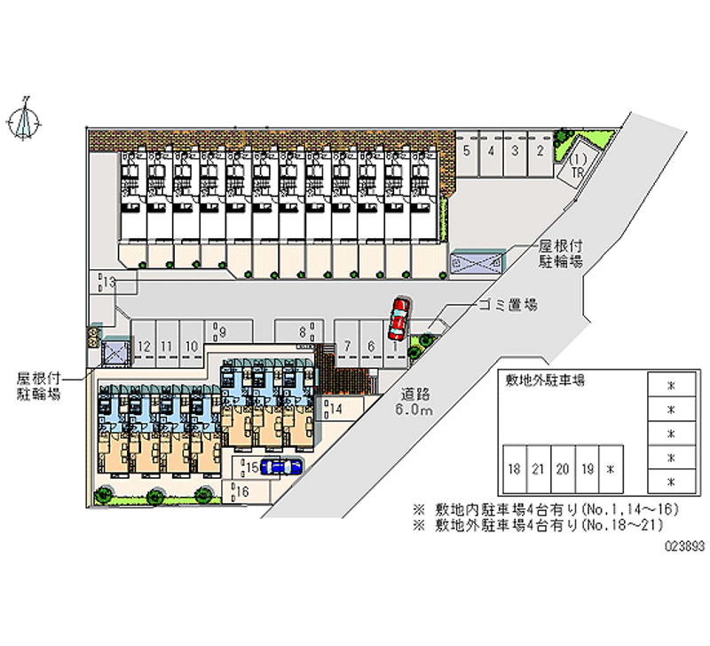 23893 Monthly parking lot