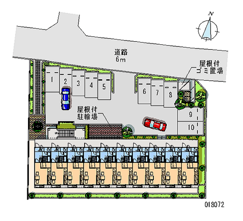 18072 Monthly parking lot