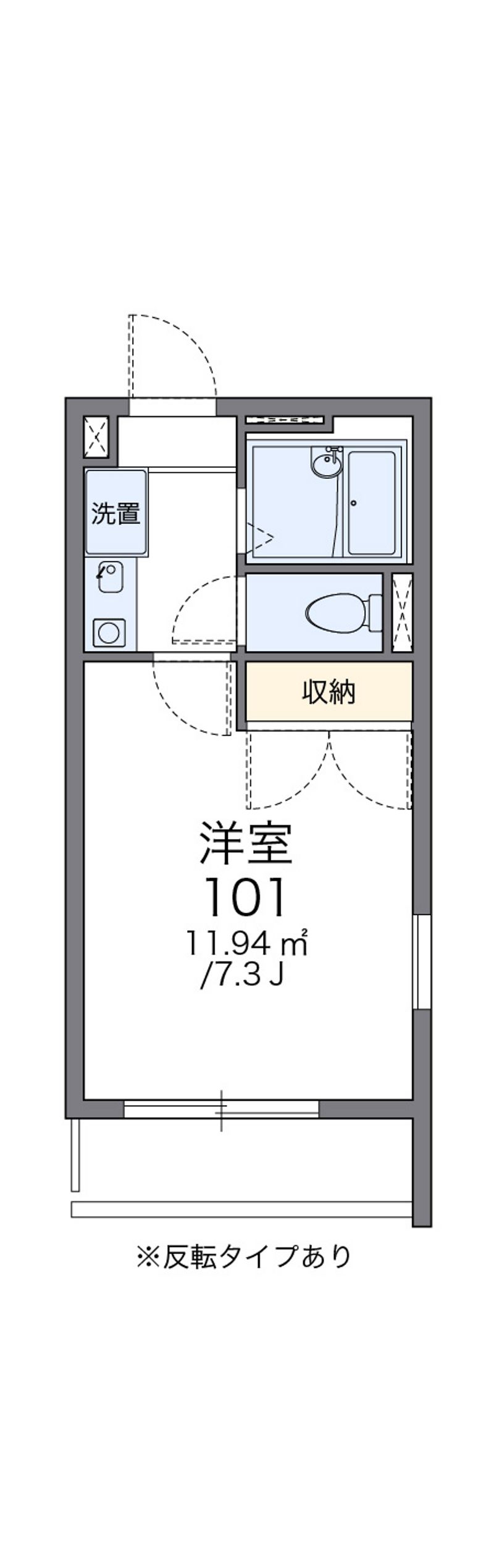 レオパレスＡＳＡＧＡⅠ 間取図