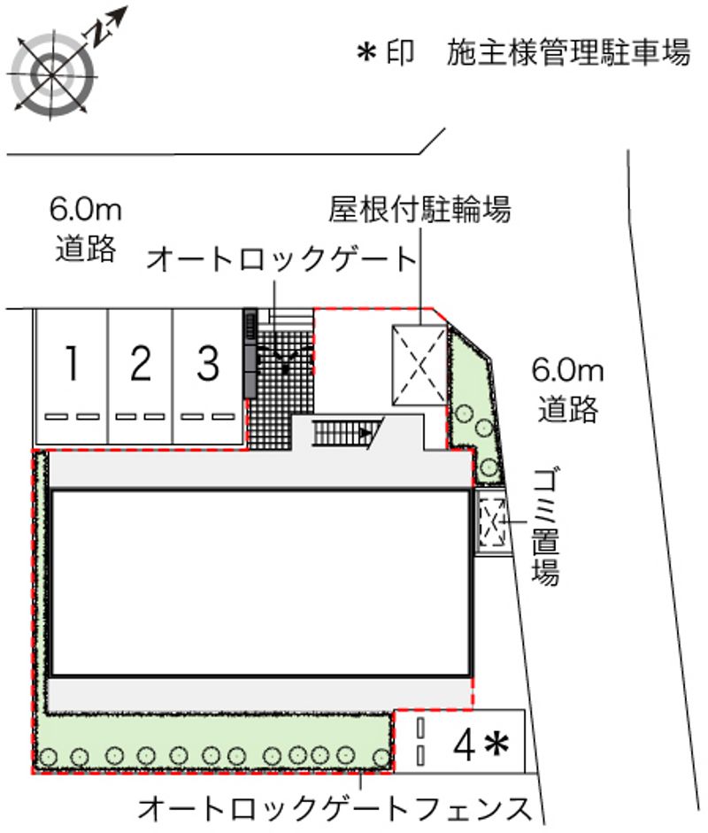 レオパレスヴィース泰光 配置図