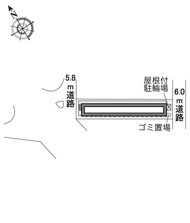 レオパレス浜名　森 配置図