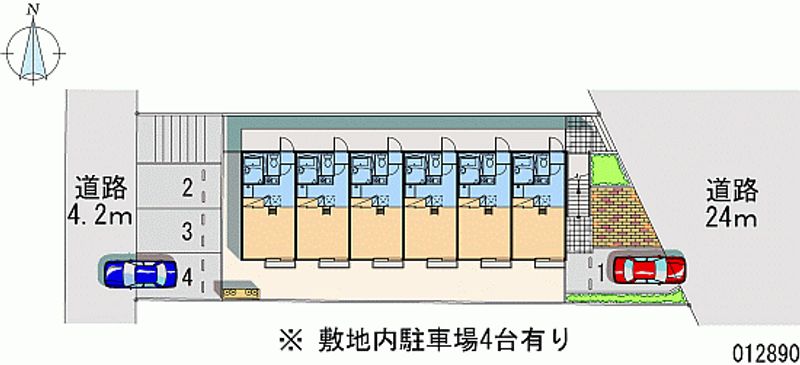 レオパレスゴールドＳ 月極駐車場