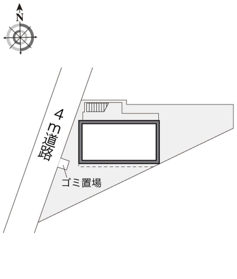 レオパレスコーポリッチⅡ 配置図