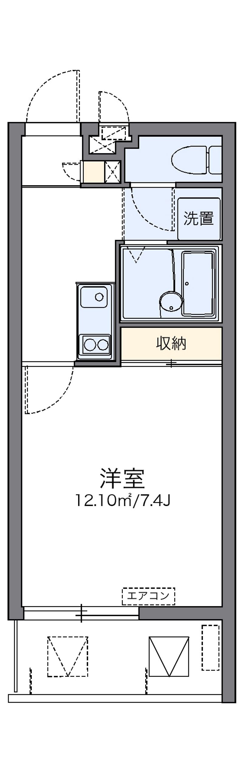 レオネクスト美津 間取図