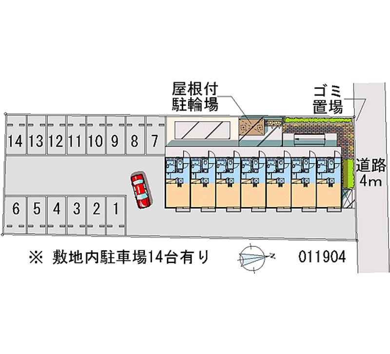 11904月租停车场