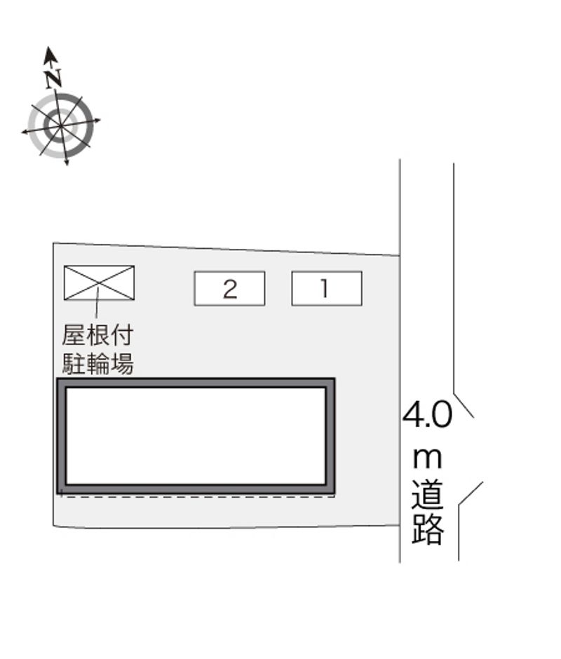 レオパレスヴィラ−ジュ 配置図