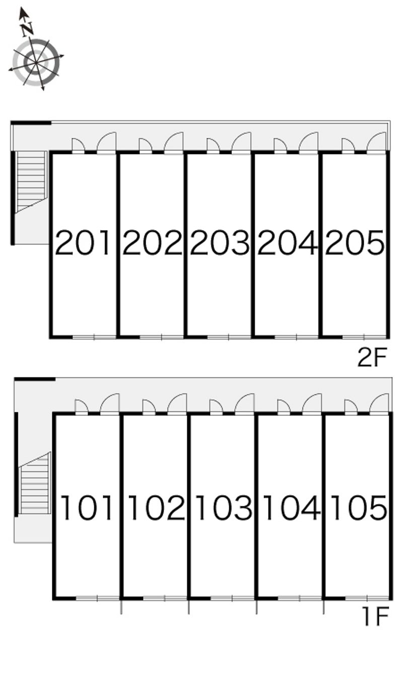 レオパレスＫＯＹＡＭＡ 間取配置図