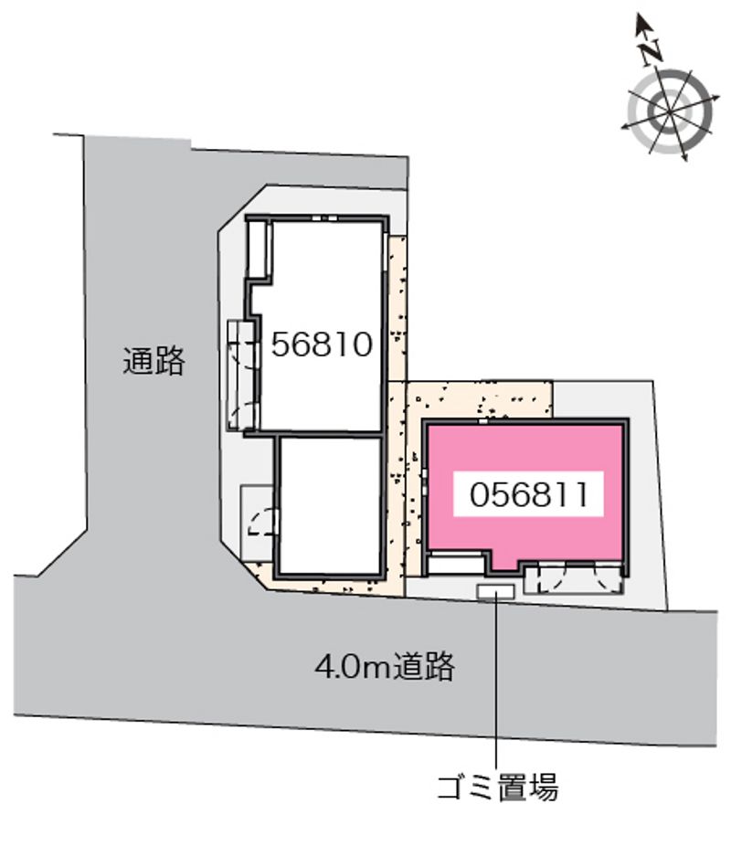 クレイノエクセル戸越Ⅱ 配置図