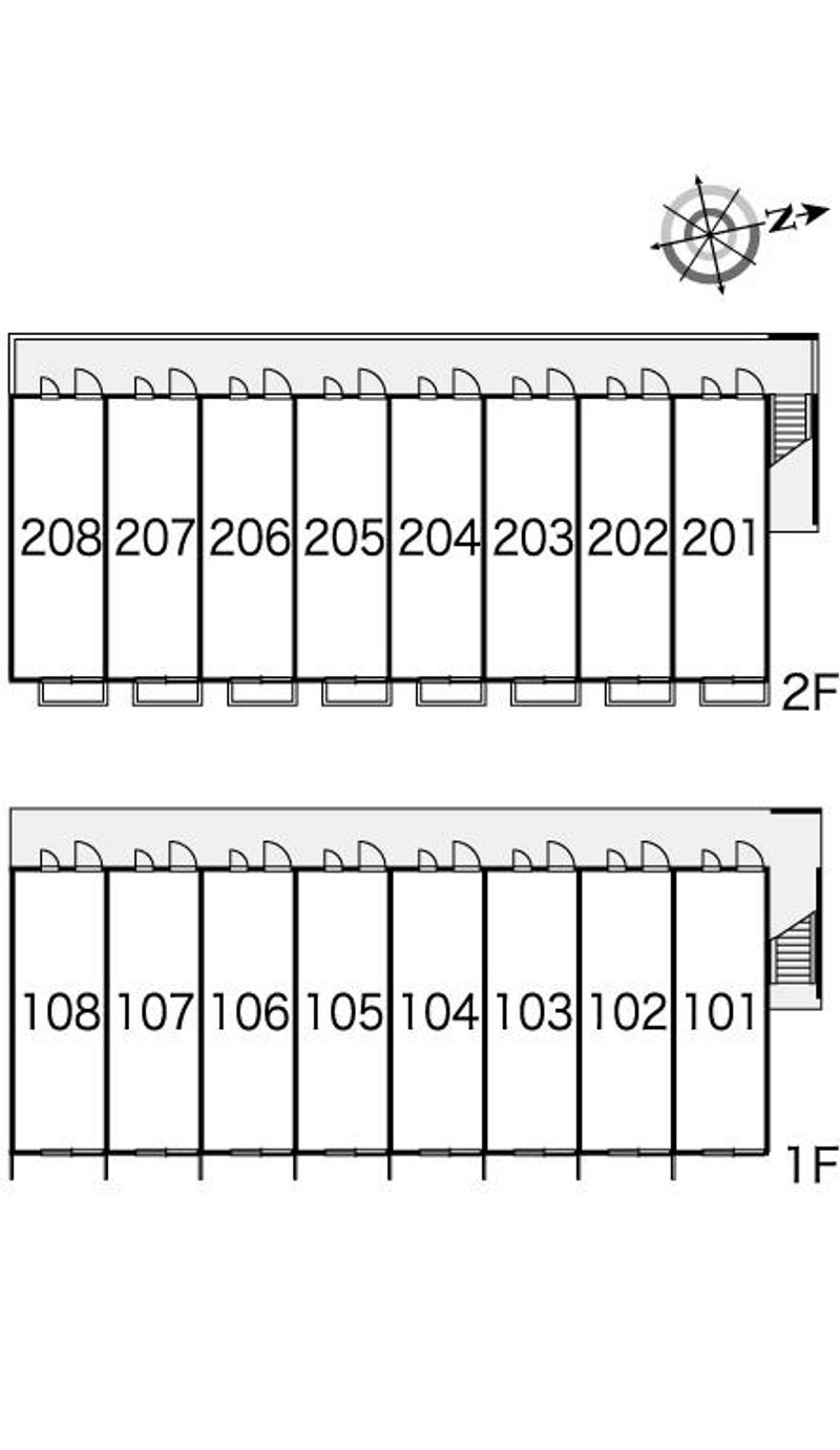 レオパレスマ　メゾン 間取配置図