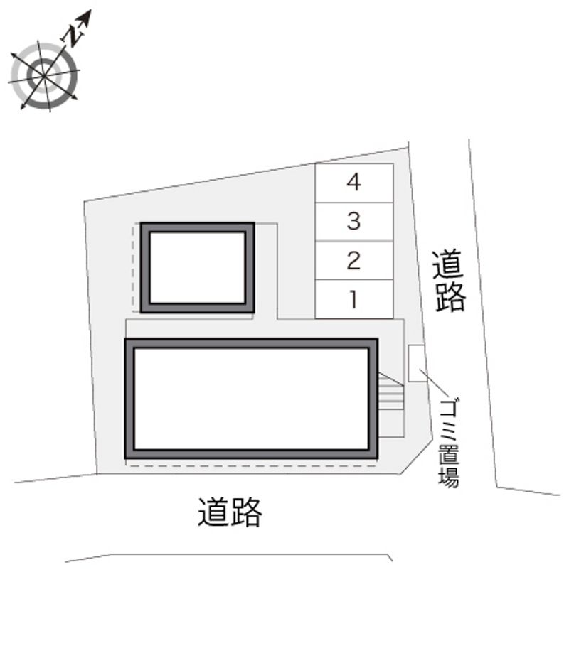 レオパレスマツバラ２００３ 駐車場