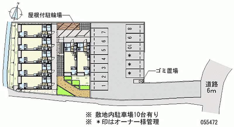 55472月租停車場