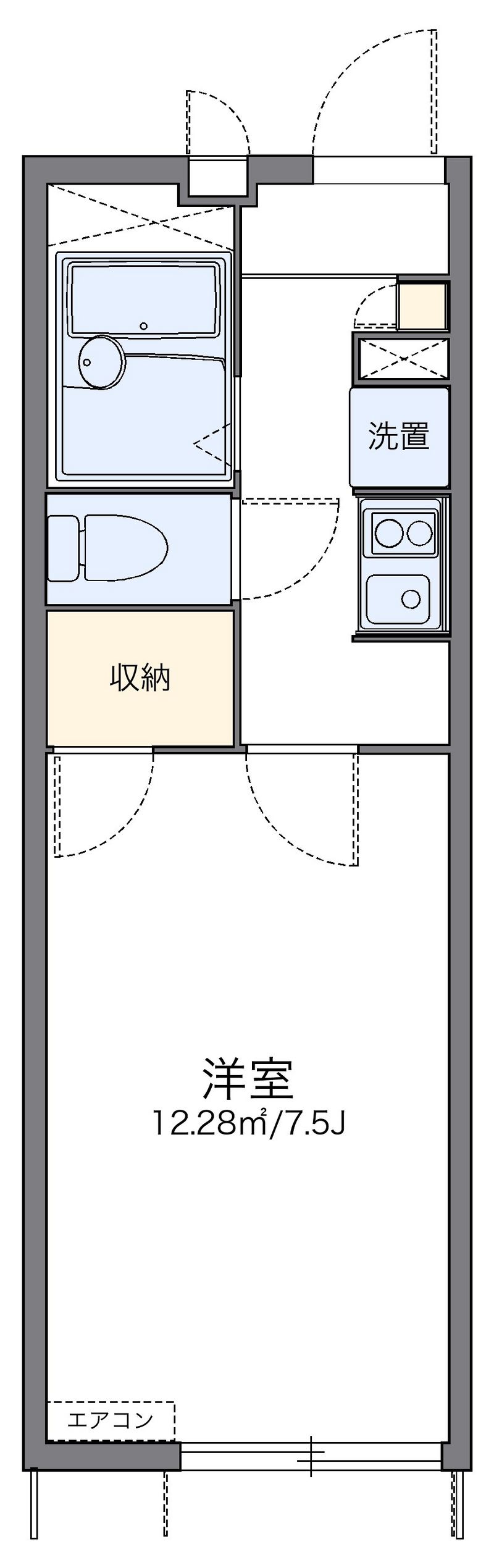 レオパレスＧａｒｄｅｎⅡ 間取図