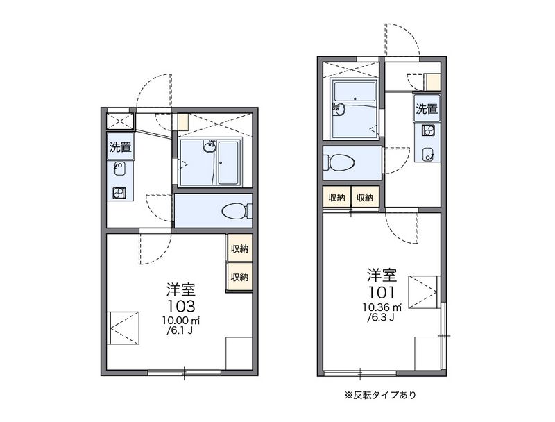 レオパレス華みずきⅡ 間取図