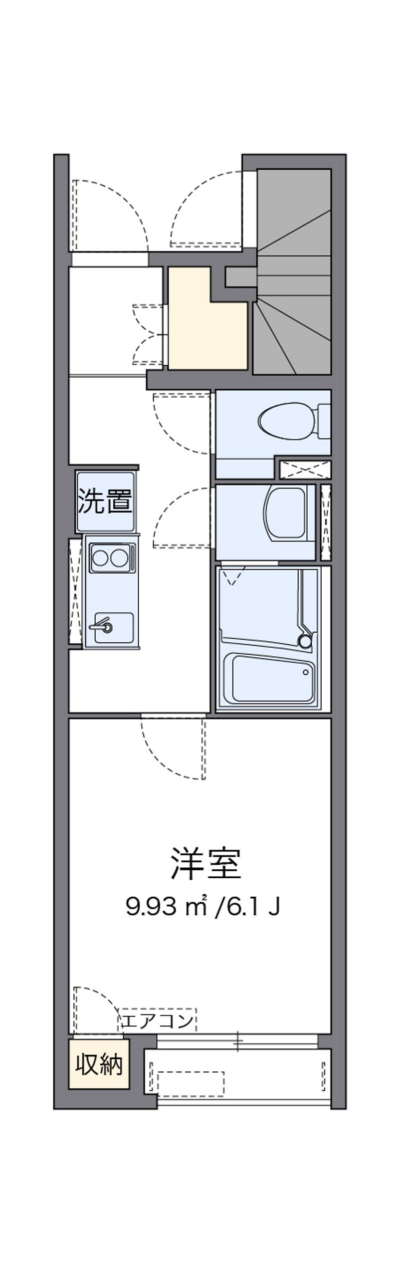 クレイノルーチェ　ガジン 間取図