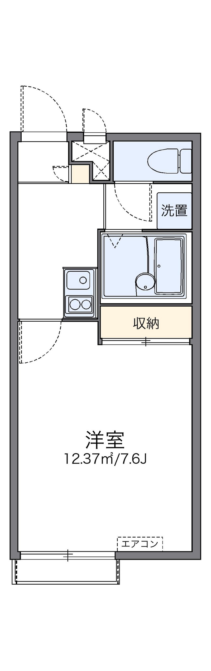 レオパレスＯＴＡＮＩⅡ 間取図