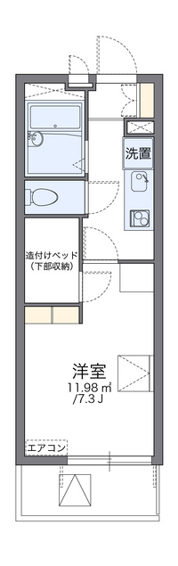 レオパレス南大塚 間取り図