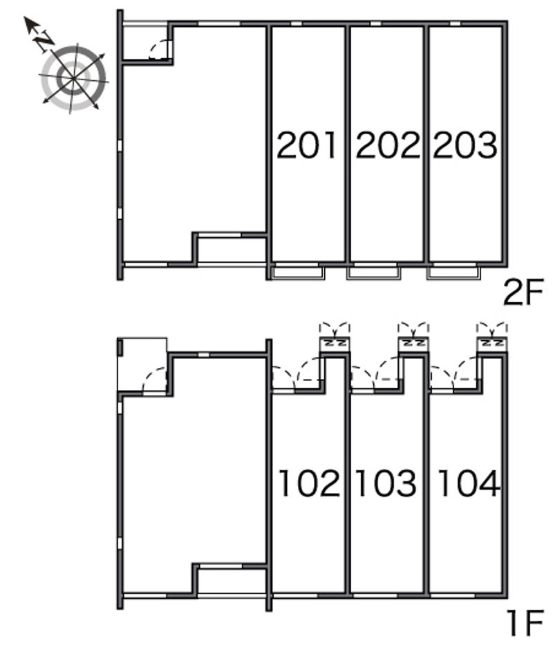レオネクストエールⅢ 間取り配置図