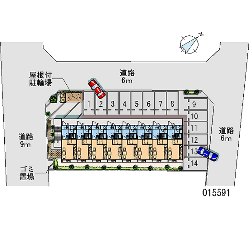 15591 Monthly parking lot