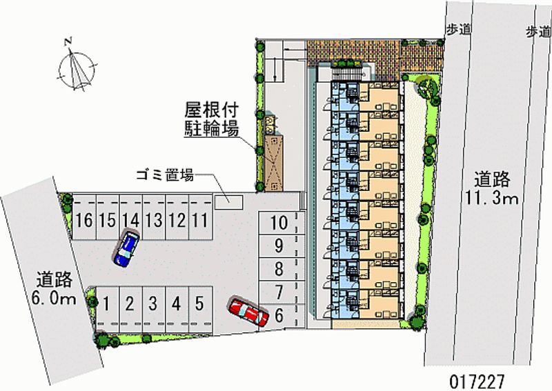 17227月租停車場