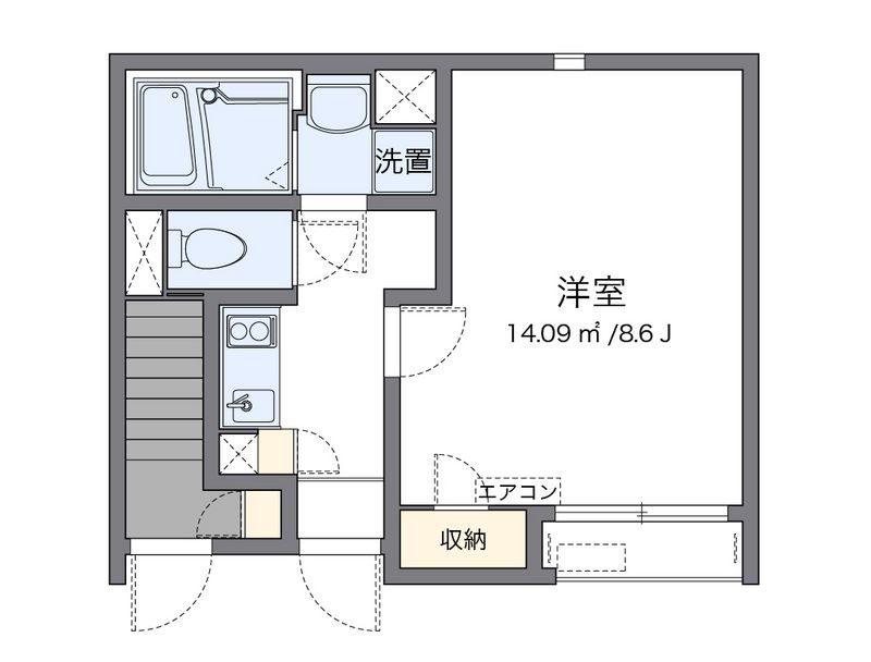 クレイノ中野 間取図