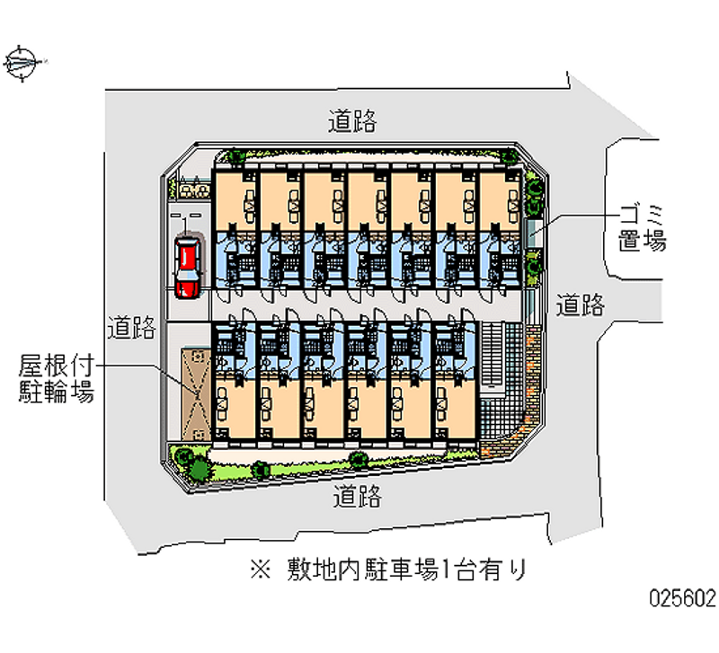 25602 Monthly parking lot