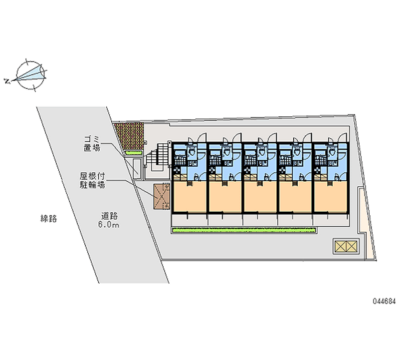 レオパレスＧＲＡＣＥ　本大久保 区画図