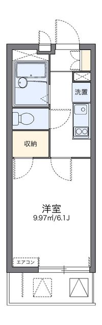 レオパレストライズ２ 間取り図