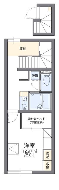 レオパレスアウル 間取り図