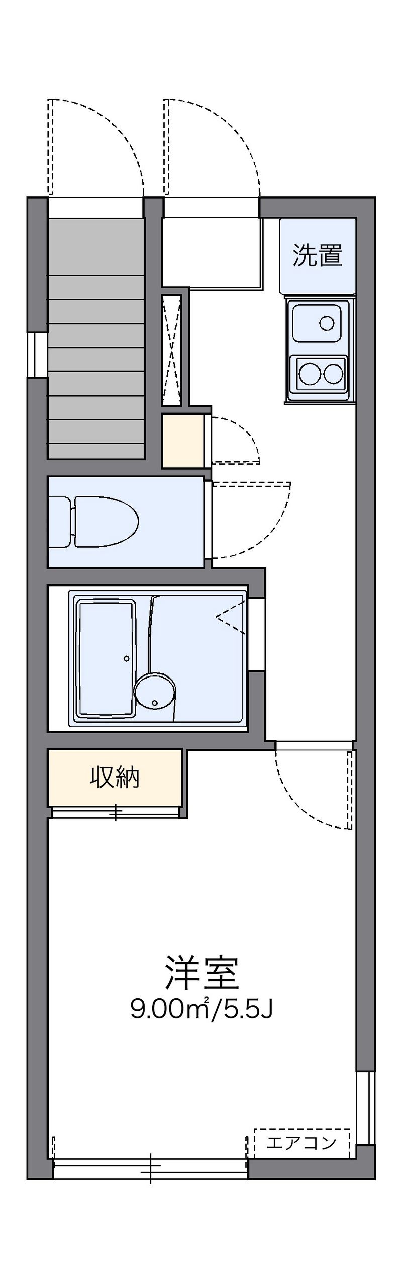 レオネクストリーブス武蔵小山 間取図