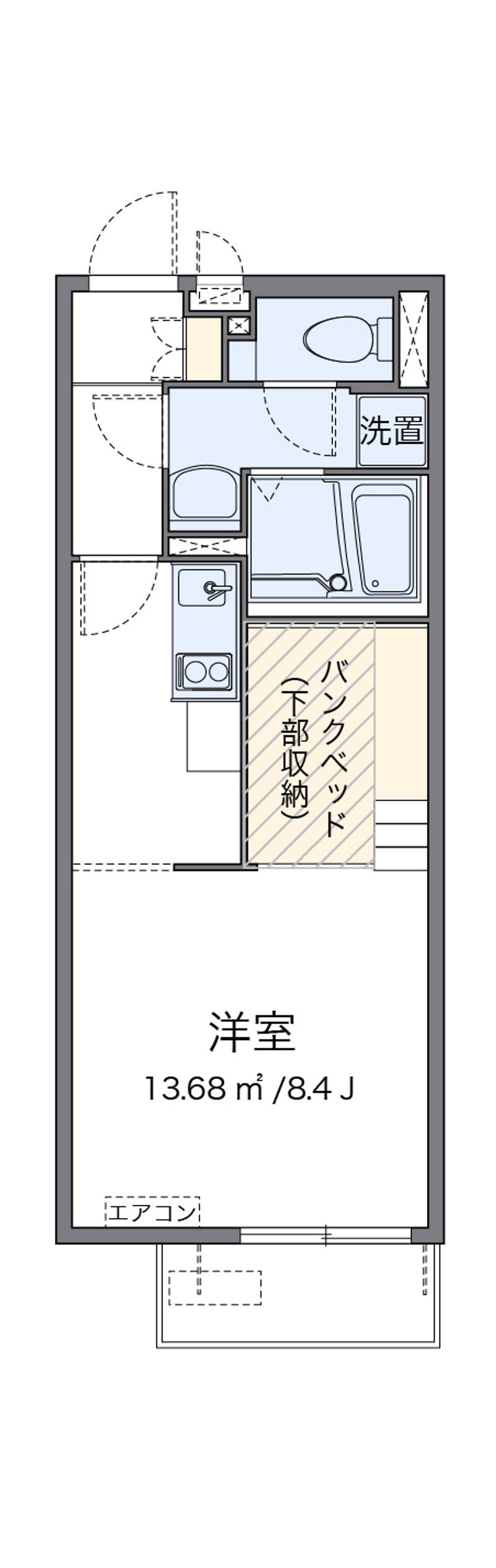 ミランダサニーコート総社 間取図
