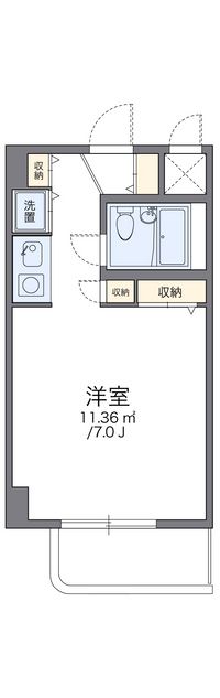 レオパレスエレガンスつくば 間取り図