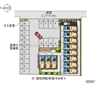 25907 Monthly parking lot