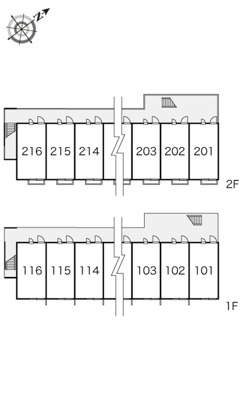 レオパレスギプフェル 間取り配置図