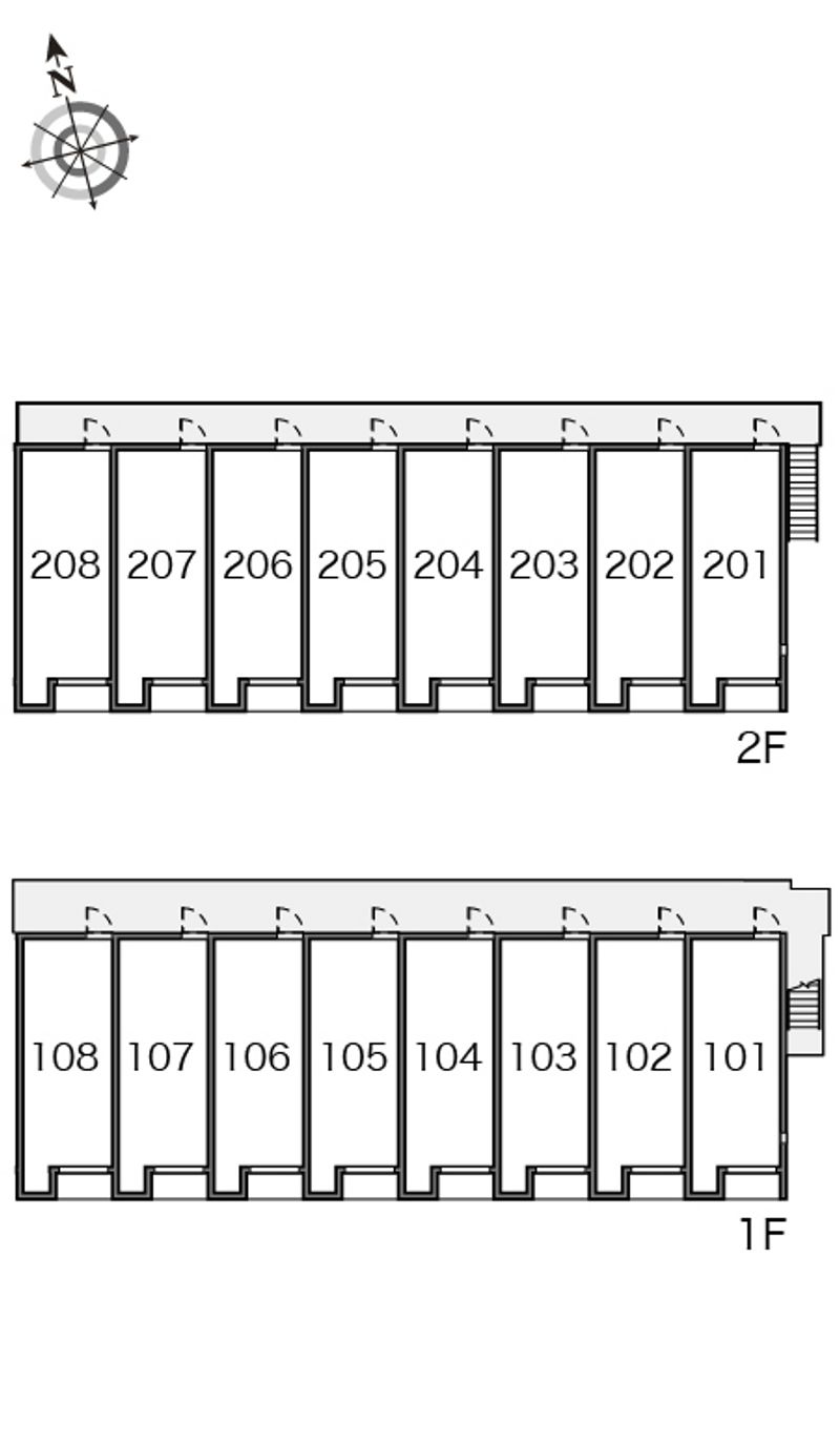 レオネクスト有冨 間取配置図