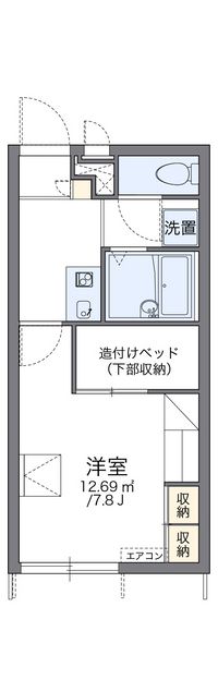 レオパレスＦ 間取り図