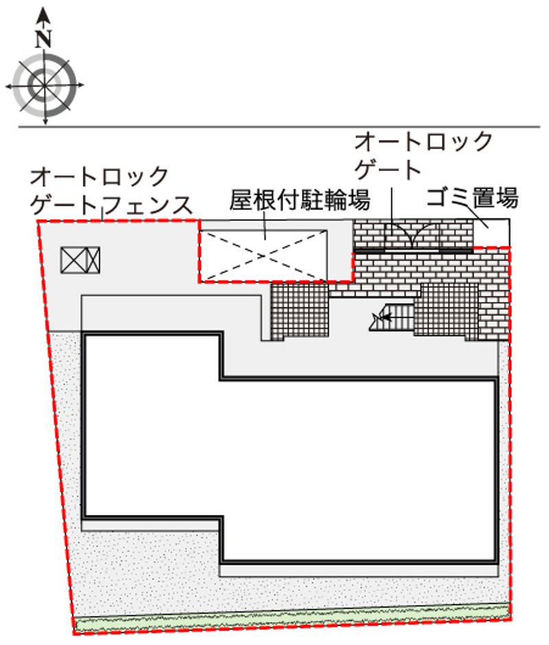 レオパレスフローラ 配置図