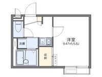 レオパレスバンブー雅 間取り図